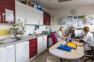 Salle de pause au Centre de soins de Betharram